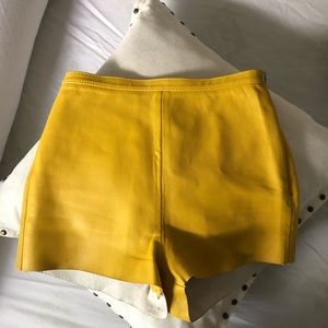 Beautiful Leather American Apparel Shorts!